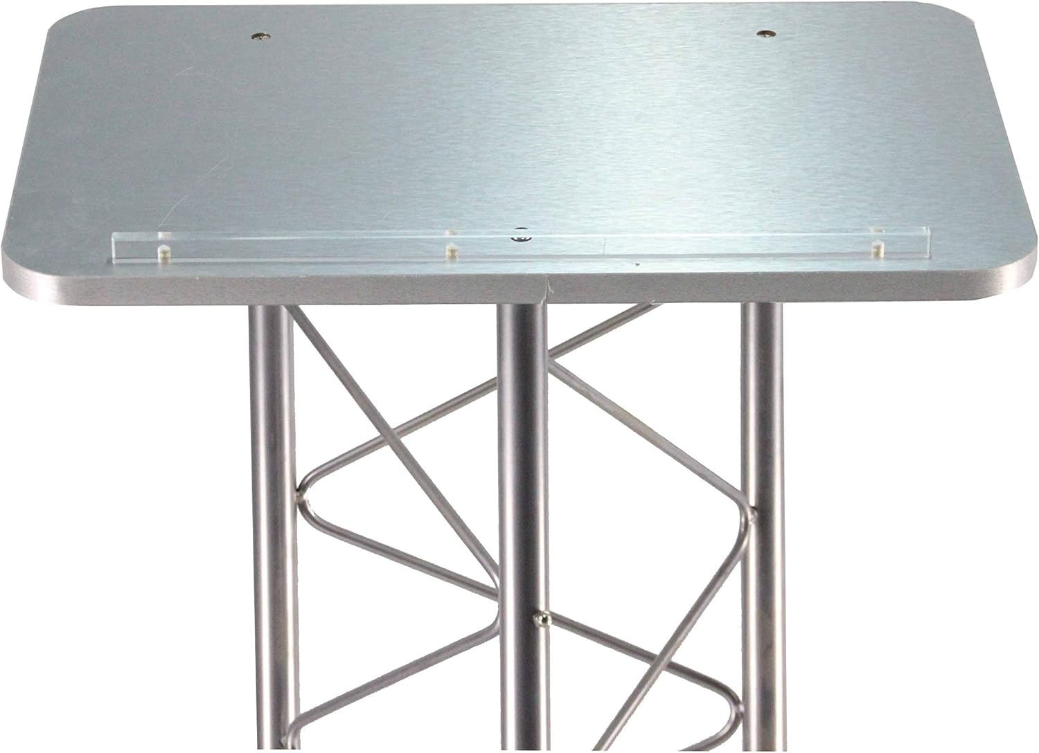 24" x 46.7" x 16" Silver Truss Podium Lectern Pulpit Church School Hotel Speech 15344
