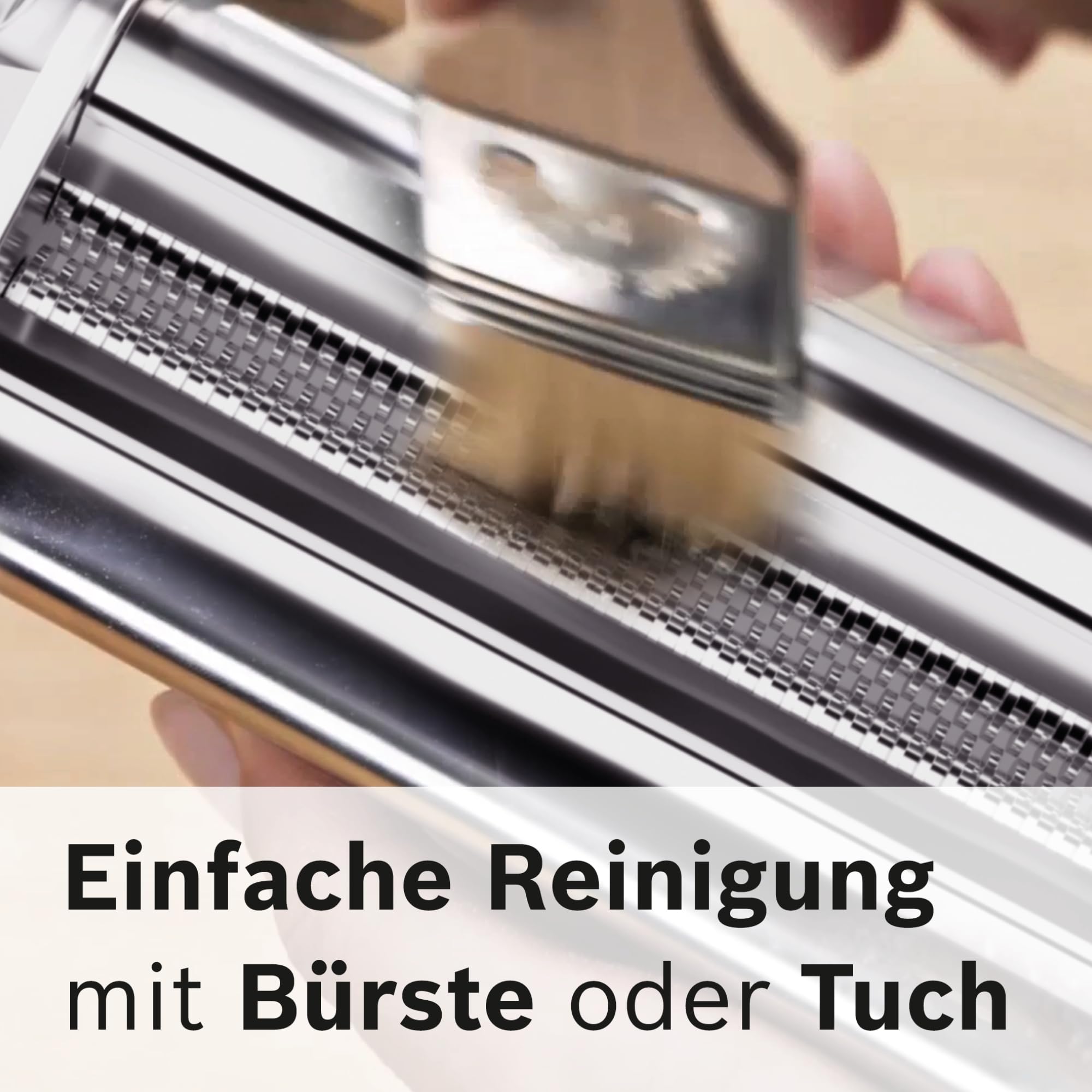 Bosch MUZ5NV3 Pastawalze Spaghetti 1,6mm Edelstahl Zubehör für Küchenmaschine Serie 4 Serie 2