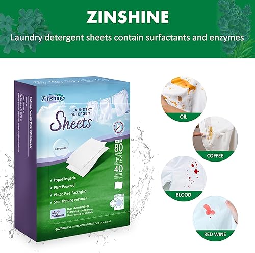 Miniatura 8 de Sábanas de detergente para ropa  Sábanas ecológicas para lavandería, sábanas hipoalergénicas, aroma libre y transparente, para hoteles, dormitorios,