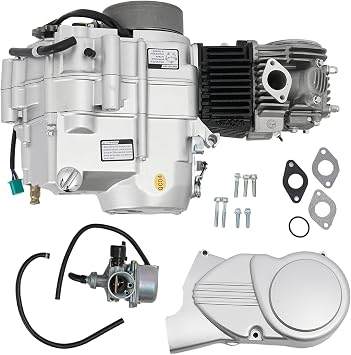 4 Stroke Engine Motor Kit, 140CC Single Cylinder Horizontal Racing Engine Dirt Pit Bike Engine Motor Racing Engine w/4 Speed Manual Clutch&CDI Ignition for CRF50 CRF70 XR50 XR70 Z50 Z50R CT70
