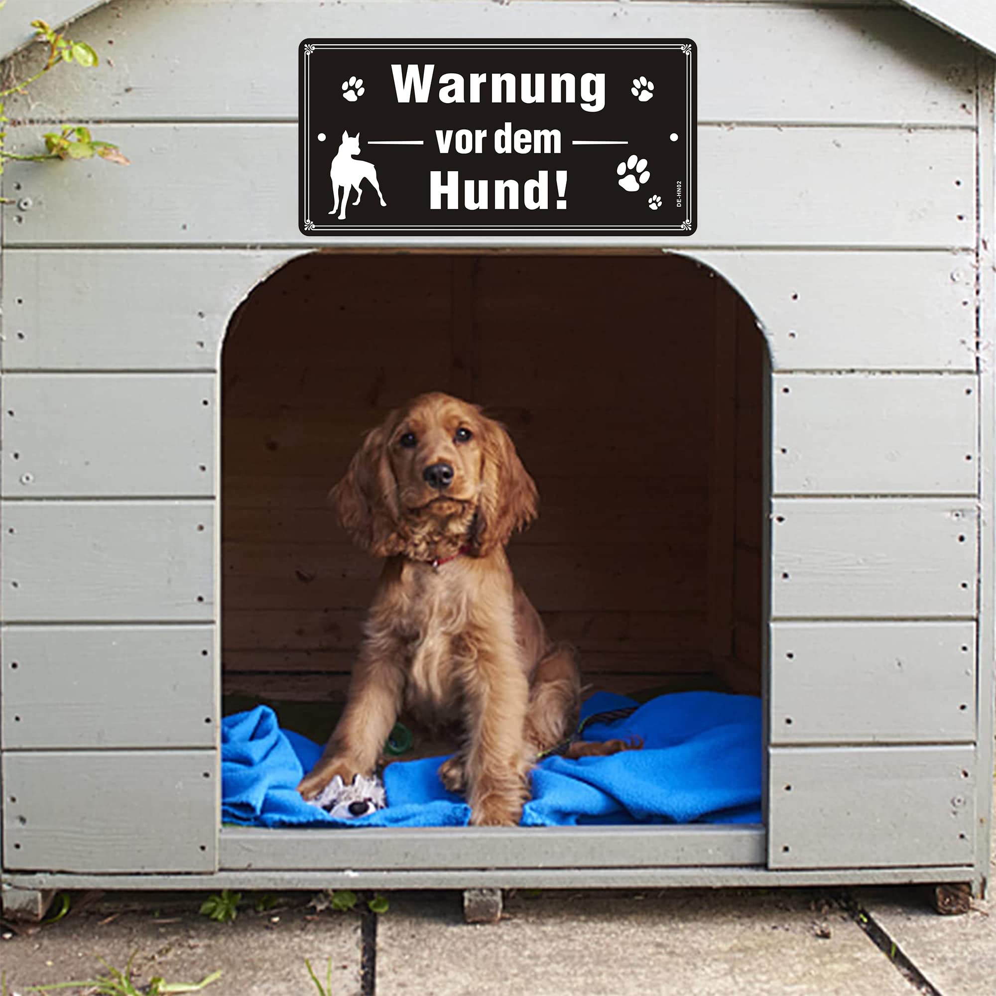 12 "x8" Avvertimento Americano Bullo Cane Segno Di Metallo - Foto 11