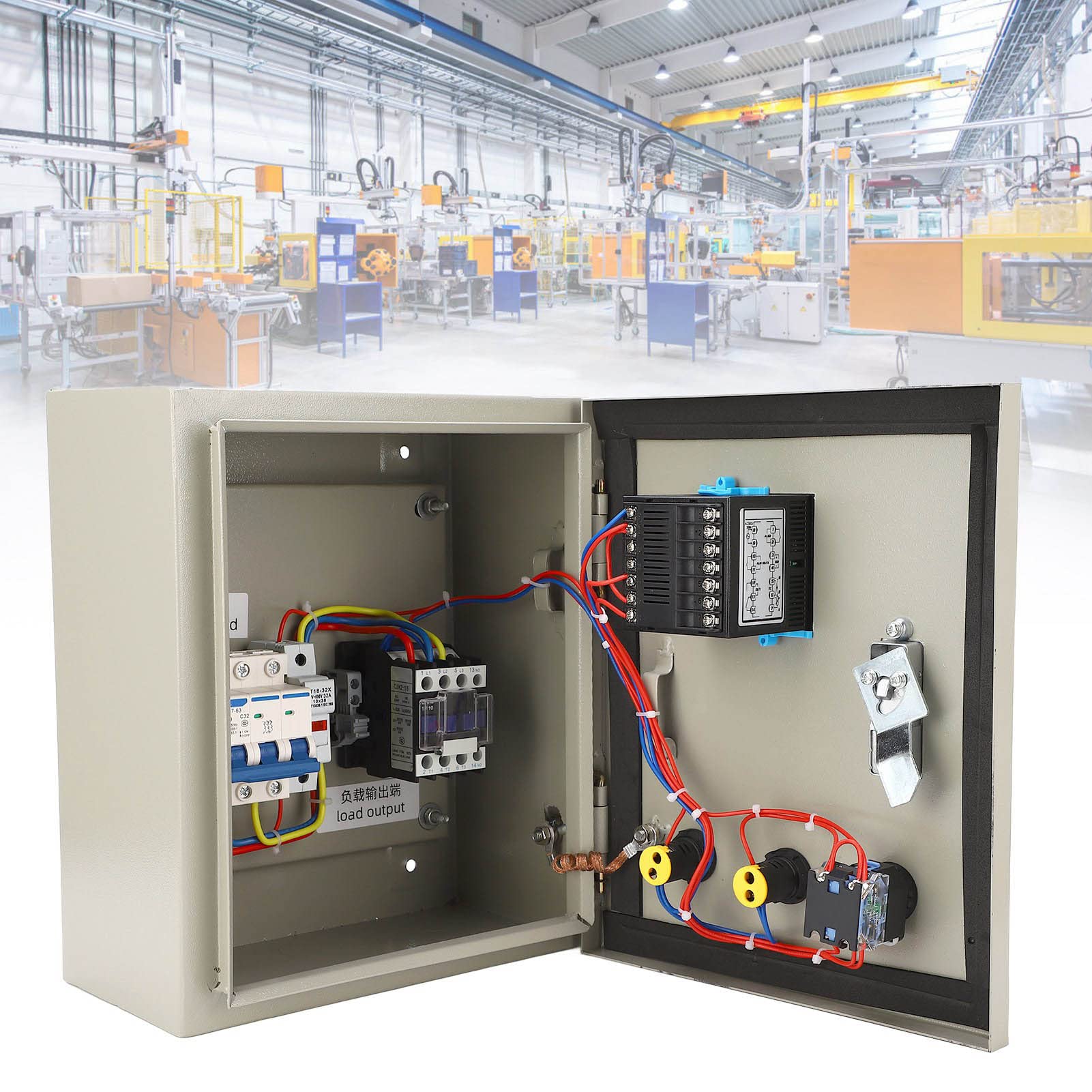 Omabeta Controlador de Temperatura PID Interruptor de Termostato Digital 0-400 ℃ para Aplicaciones de Calefacción Industrial Acero Inoxidable 7.5KW