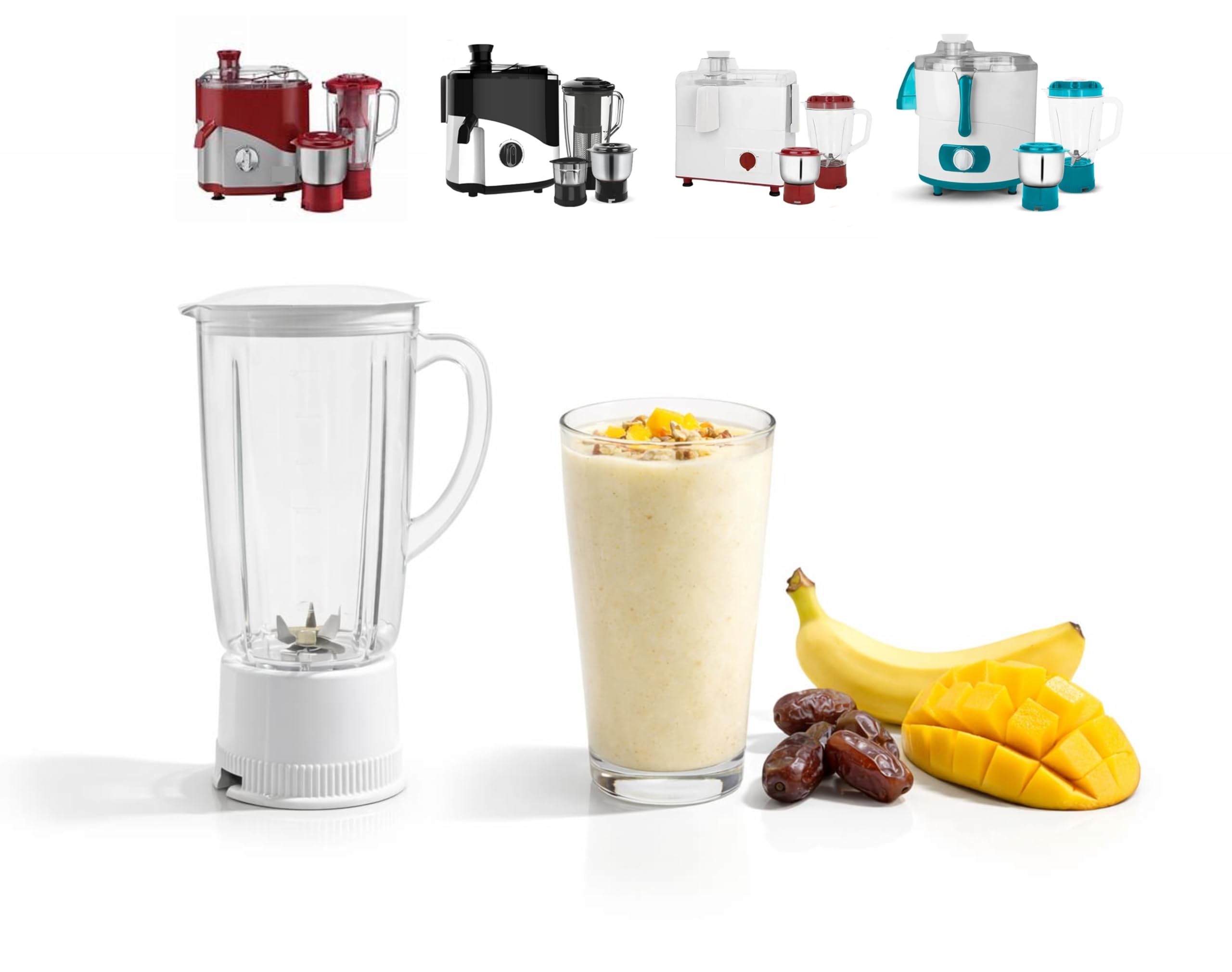 1.5 Litre Transparent Shake Jar for Juicer Mixer Grinder – Compatible with Selected Maharaja Whiteline Models (Fits Only Models Shown in Images) – Check Before Order NOT FOR OTHER MODALS-image-48