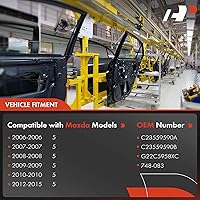 Vista 3 de A-Premium Elevalunas eléctrico con motor compatible con Mazda 5 2006-2010 2012-2015 delantero izquierdo del lado del conductor