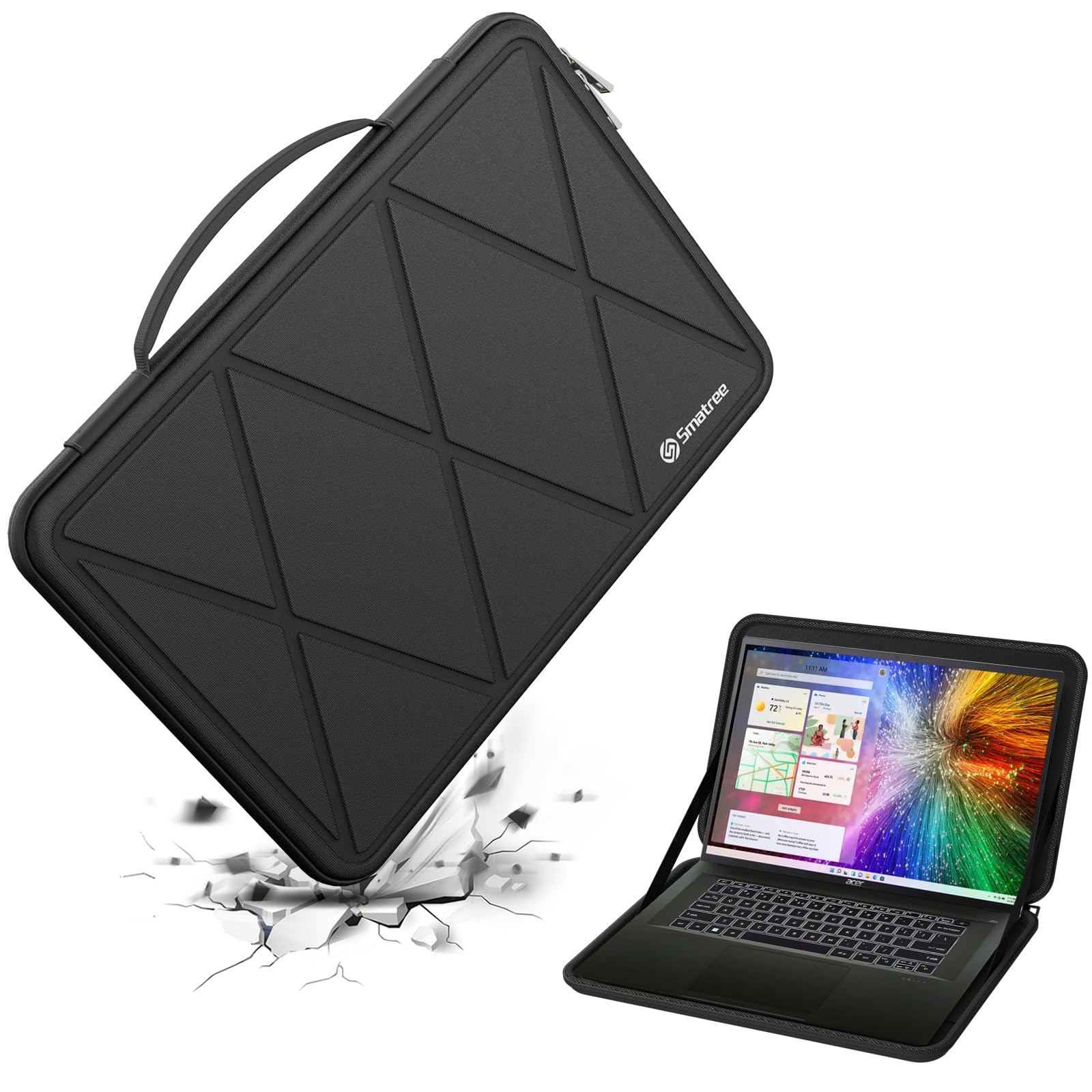 Smatree Hard EVA Protective Sleeve Compatible For 18 Inch MSI Stealth A18 AI Co