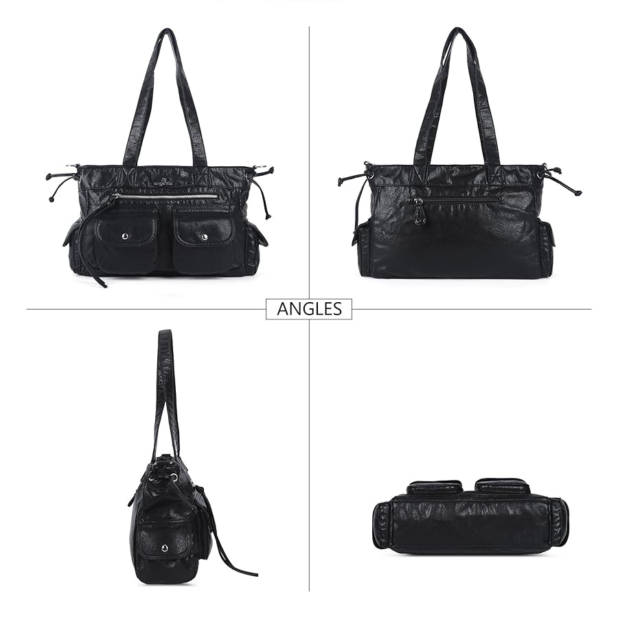 Amazon.com: Angel Kiss Handbags for Women Soft Vegan Leather