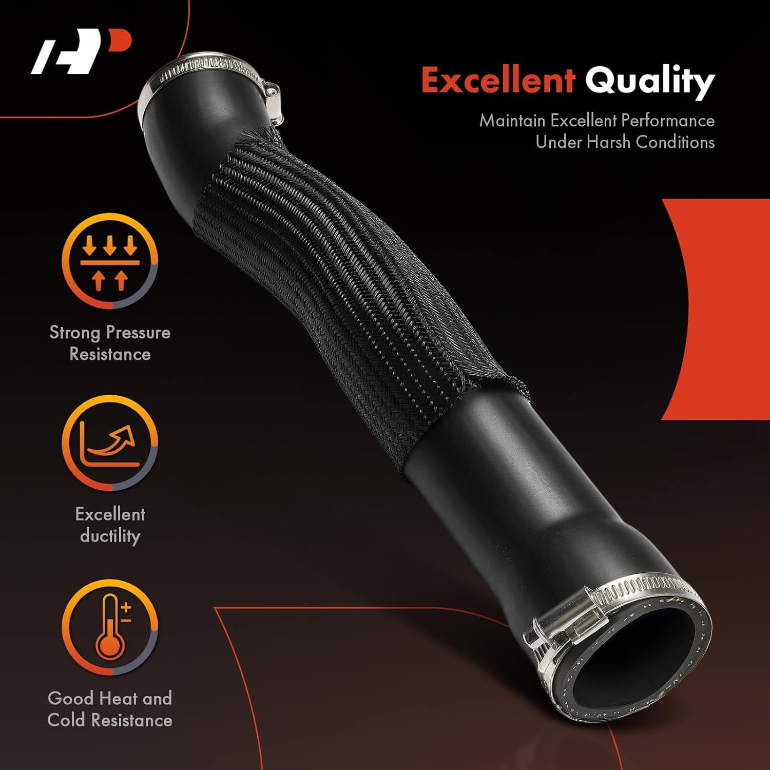 A-Premium Turbocharger Intercooler Hose Compatible with Porsche Panamera 2017 2018 2019 2020, 2.9L