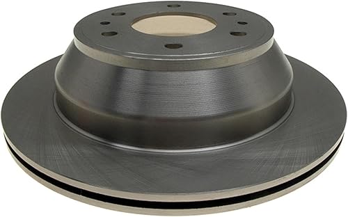 ACDelco Rotor de freno de disco trasero plateado 18A1207A