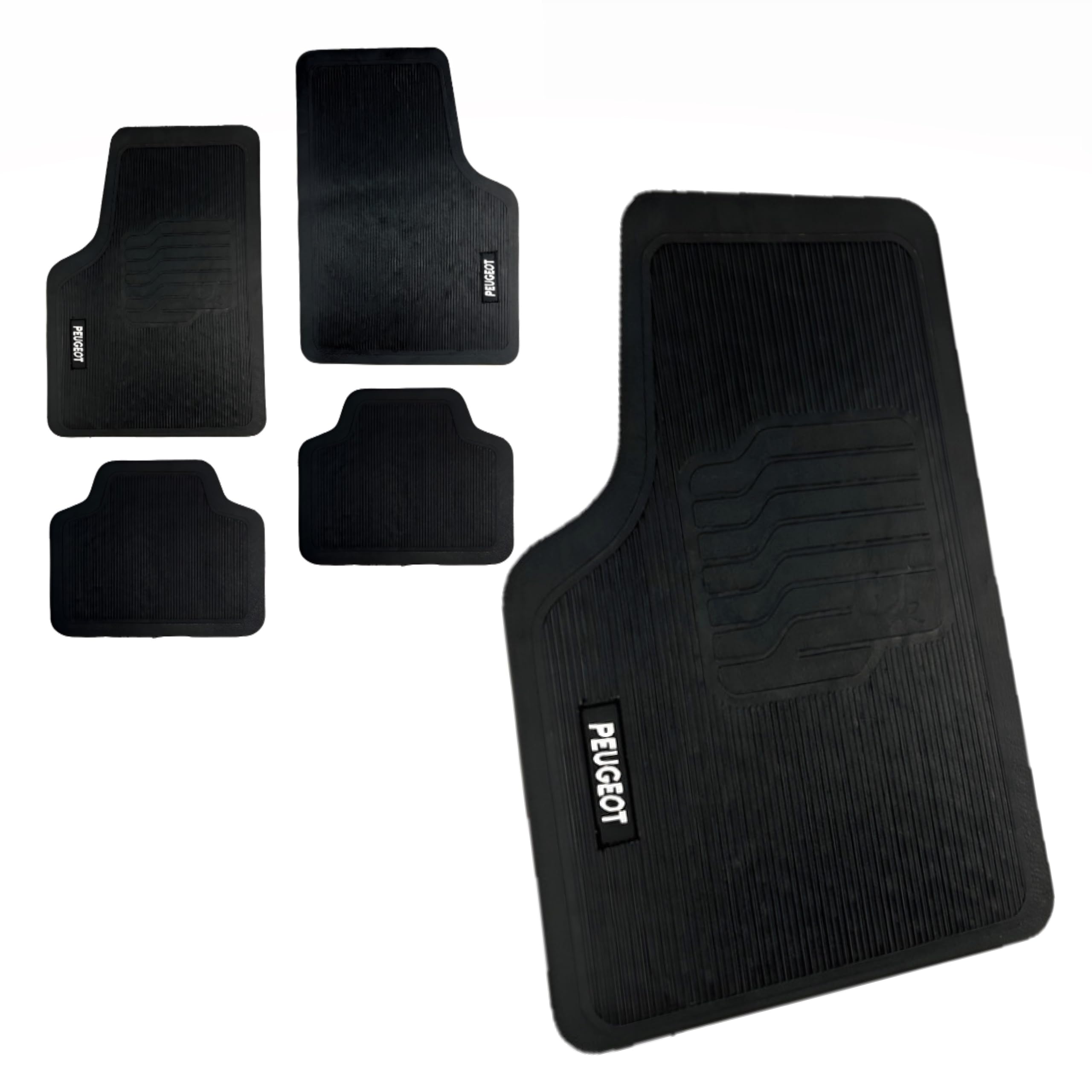 Kit Completo Tapete Automotivo Universal Borracha 104 106 107 202 203 204 205 206 207 208