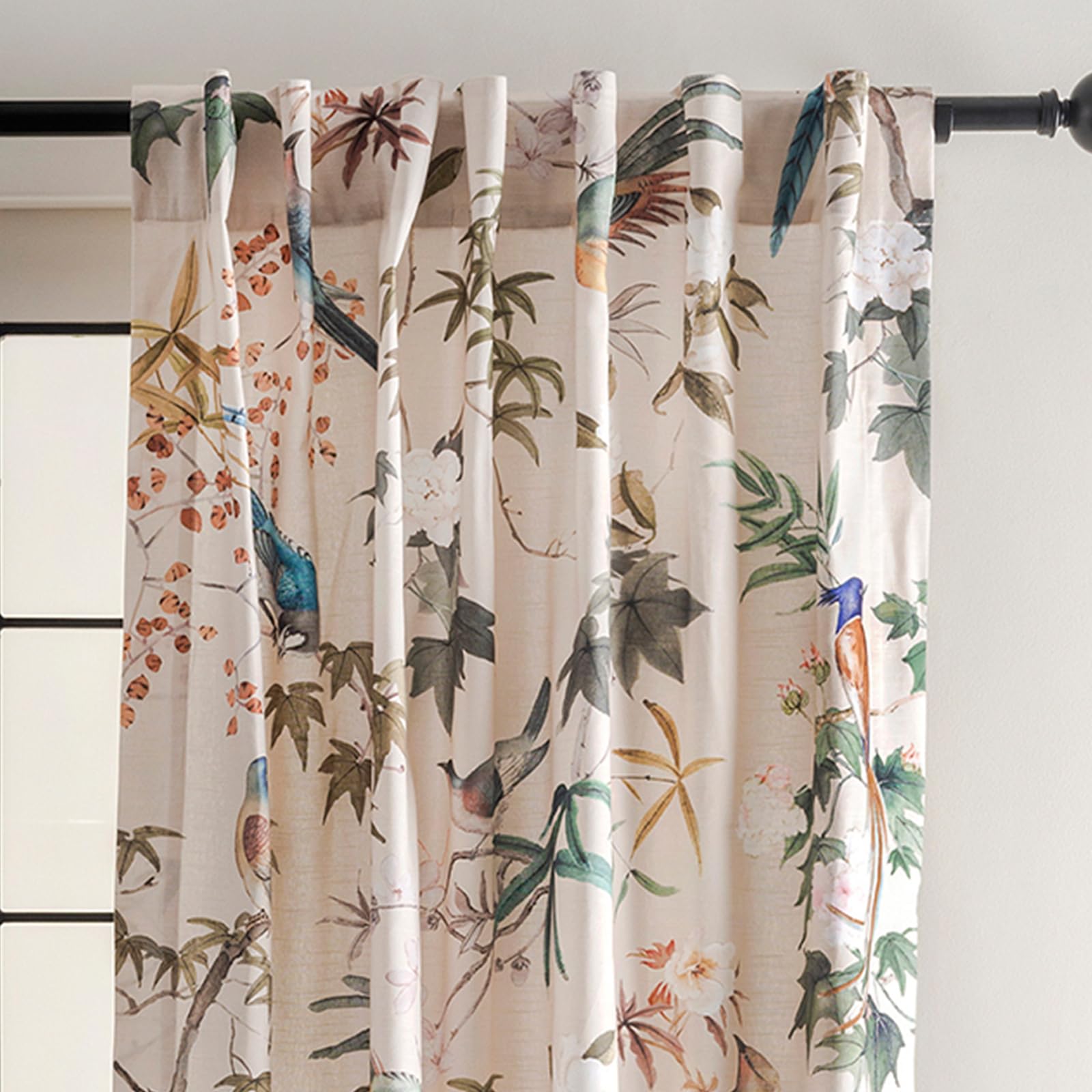 Maison d' Hermine Curtains: Artistic Beige Panels — A Decor Investment Worth the Risk?