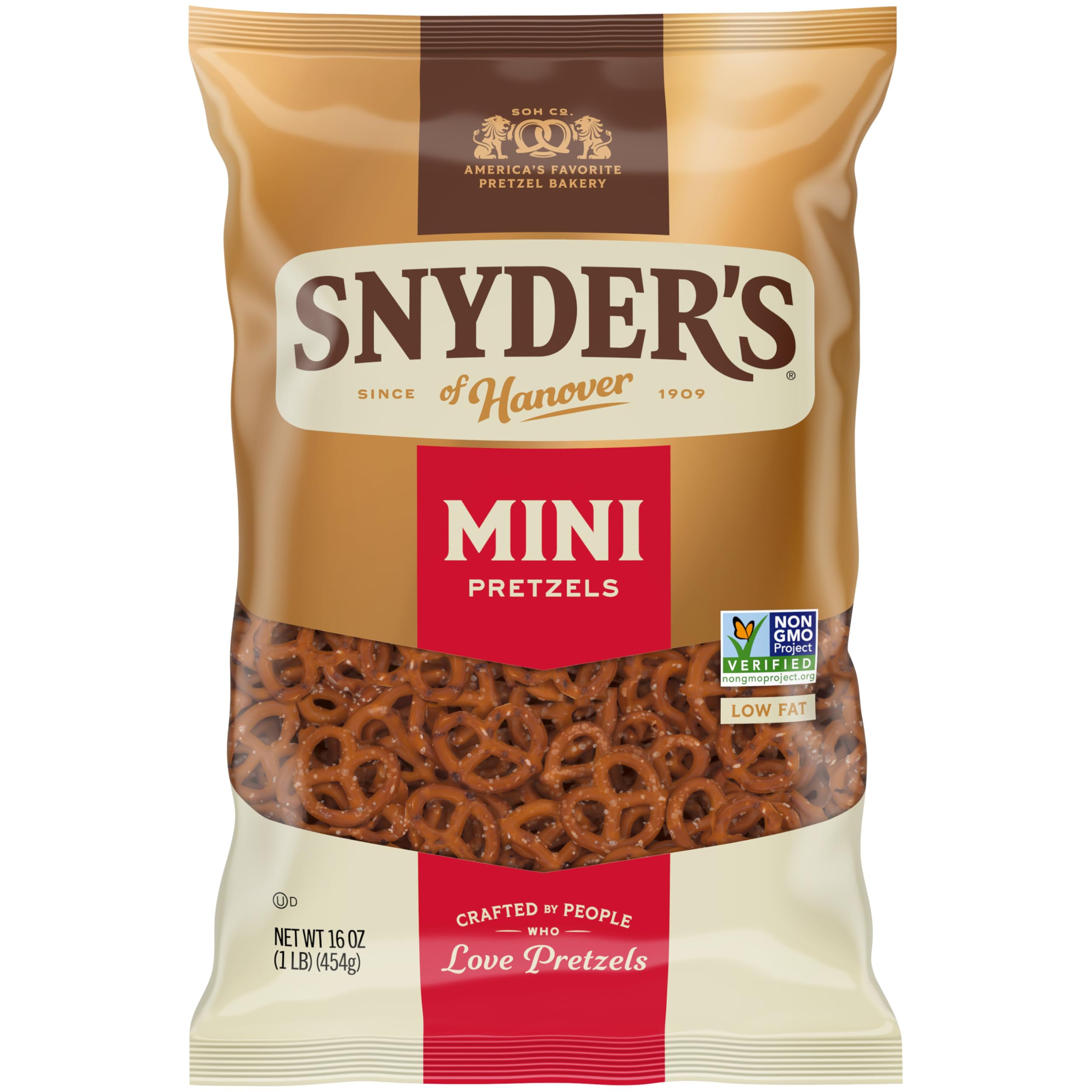 Snyder's of Hanover Mini Pretzels, 16 Oz Bag
