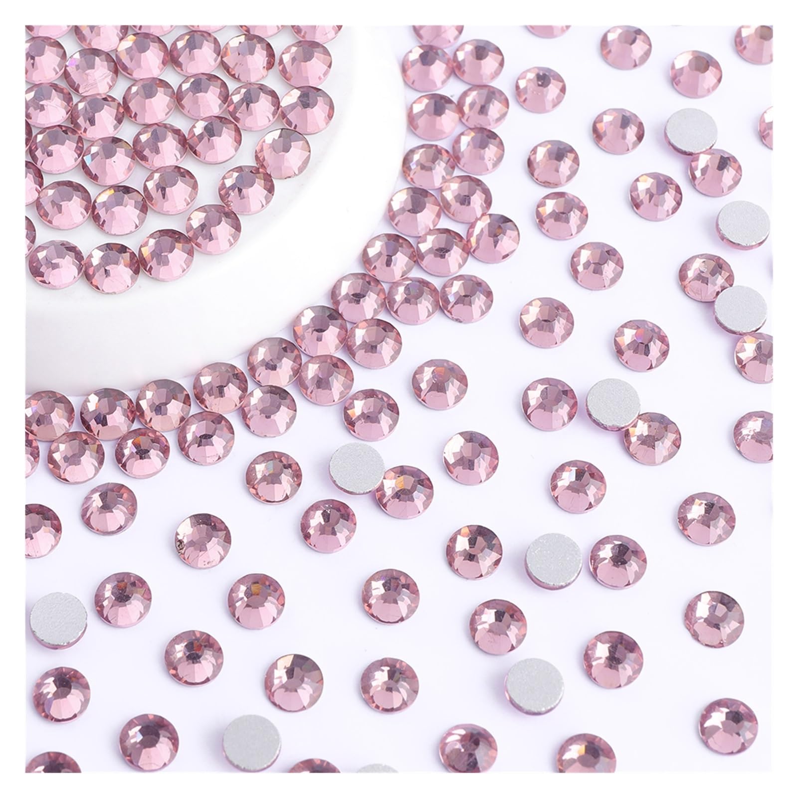 Glass Nail Art Rhinestones Glitter Round Flatback Crystal SS6 SS20 Manicure