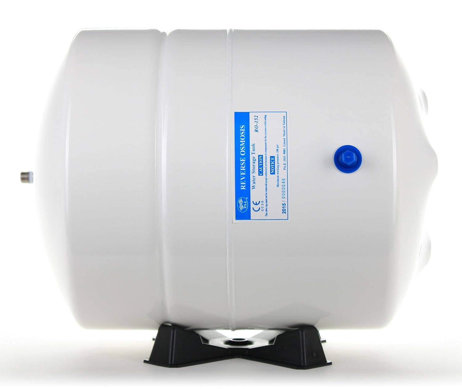 Hydronix RO-152-W14 Reverse Osmosis 6 Gallon (5.5 Draw-Down) Water Tank - White, 1/4" Port