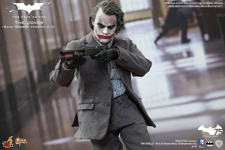 ホットトイズ ジョーカー 銀行強盗バージョン & 構成員 2体 セット販売 ムービー・マスターピース】『ダークナイト』1／6スケール
