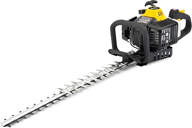 Mcculloch HT 5622 Petrol Hedge Trimmer: 22 cc, 56 cm Cutting Blade, 22 mm Blade Gap, Dual Action Blades, Soft Start, Handle Anti-Vibration System, Easy Starting