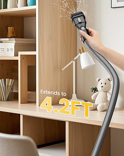 Miniatura 8 de Aspiradora inalámbrica para batería DeWalt de 20 V, aspiradora ligera 7 en 1 con filtro HEPA, succión de 35 KPA, motor sin escobillas de 350 W, 3