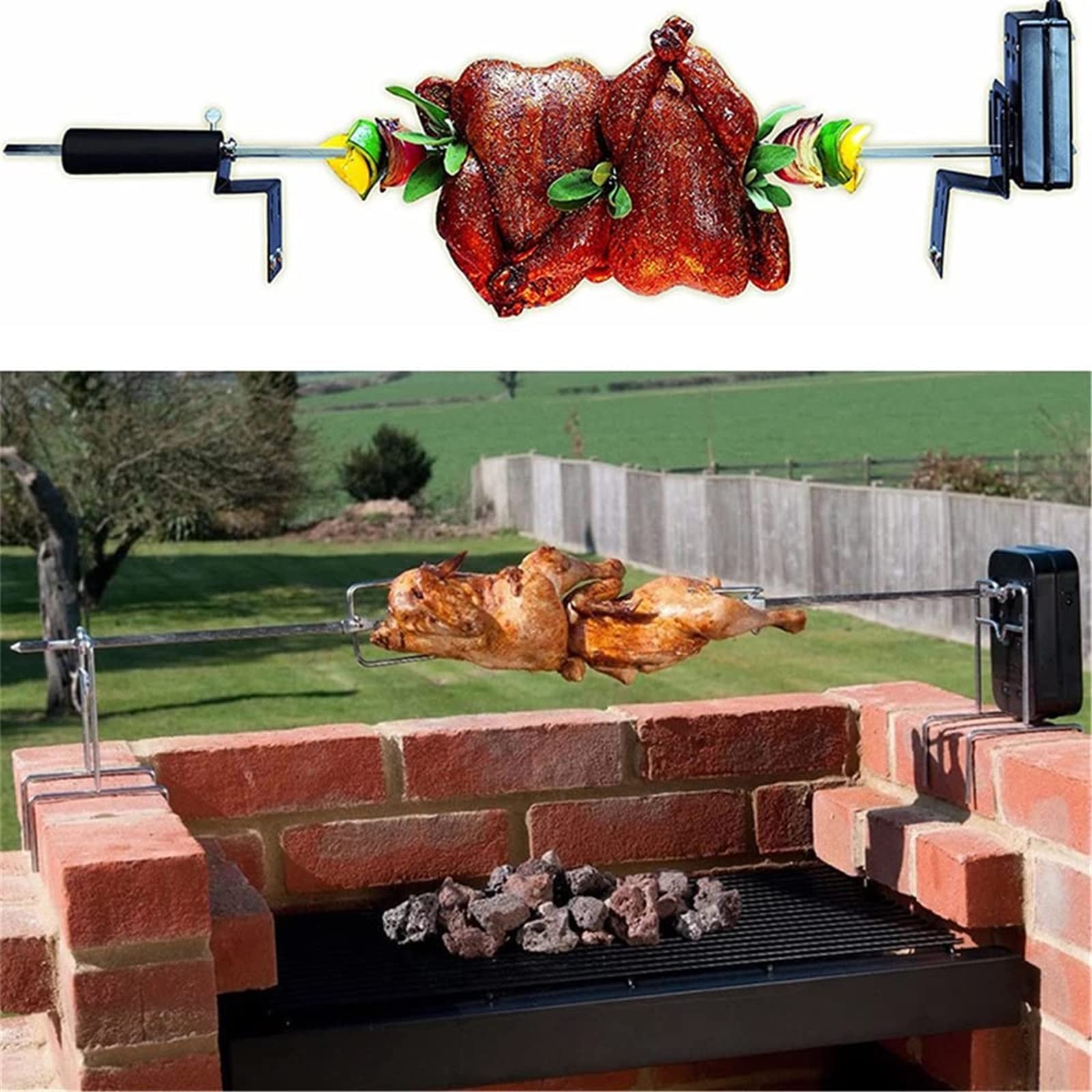 Spit Rods Vertical Rotisserie Spit Universal - 28