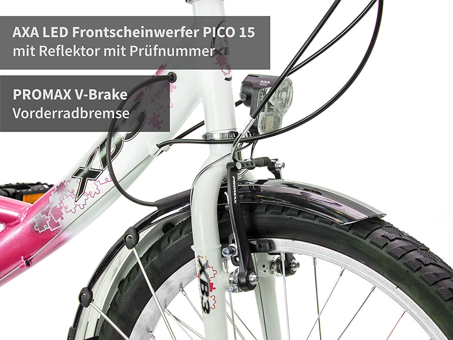 XB3 Kinderfahrrad 20 Zoll 6-Gang Nabendynamo StVZO