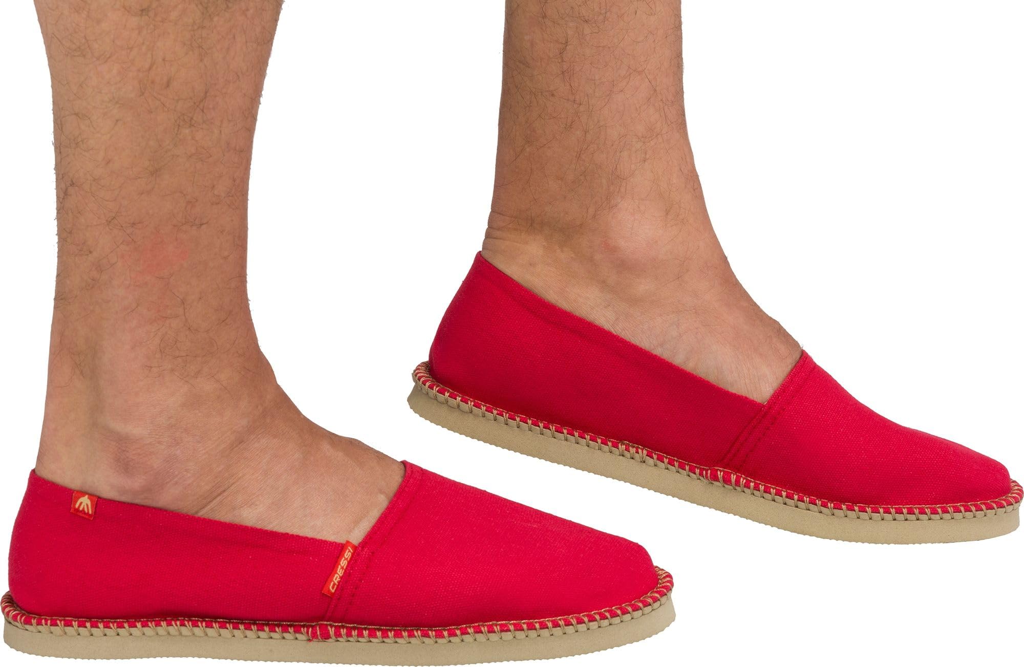 Cressi Unisex Valencia Espadrilles Multipurpose, Red, UK 6.5 UK - EU 39