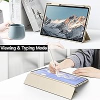 Vista 6 de JETech Funda para Samsung Galaxy Tab S10 Plus/Tab S9 Plus de 12.4 pulgadas con soporte para S Pen y parte trasera transparente de policarbonato, a