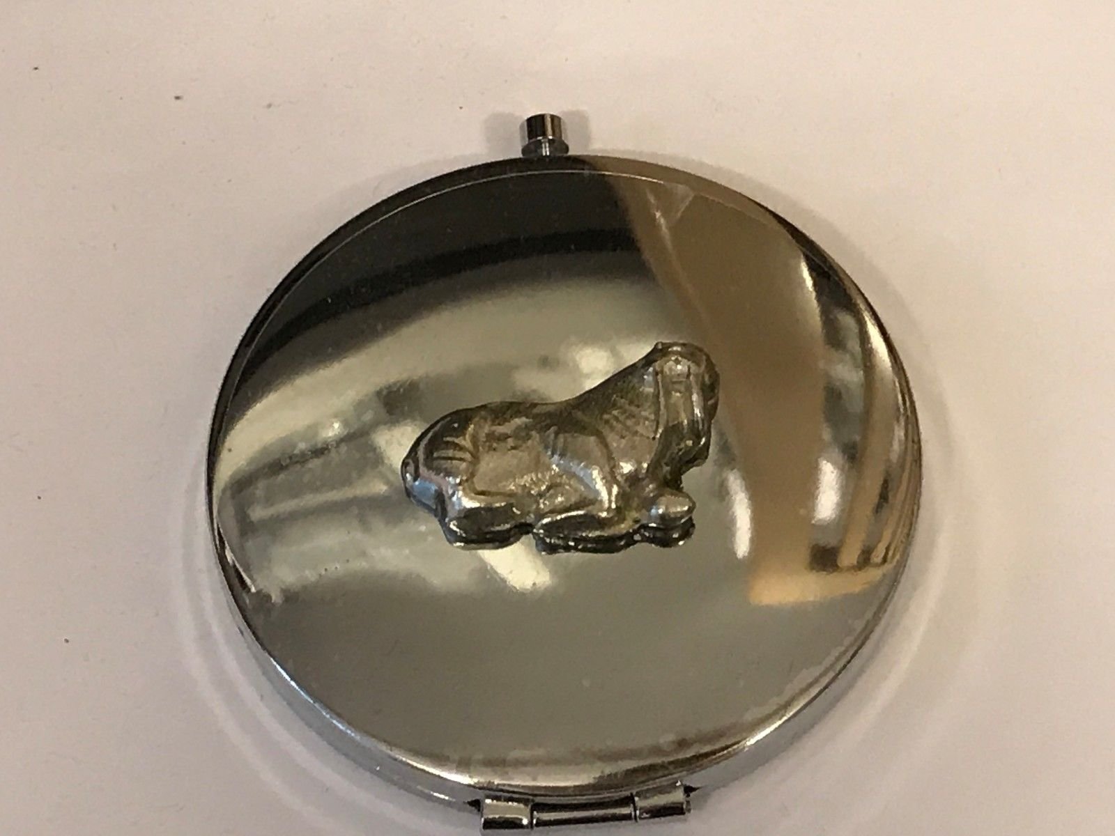 Miroir de poche rond Morrus TG179 pour retouches maquillage et sac à main de voyage