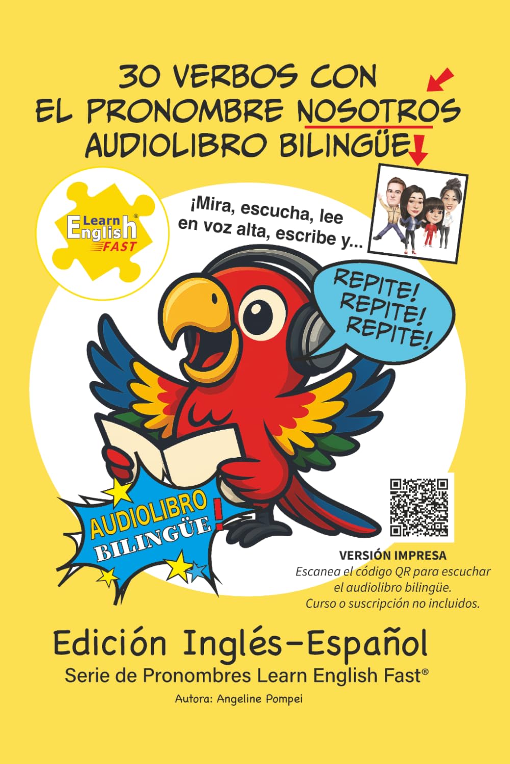 30 verbos en inglés con el pronombre nosotros: Audiolibro bilingüe