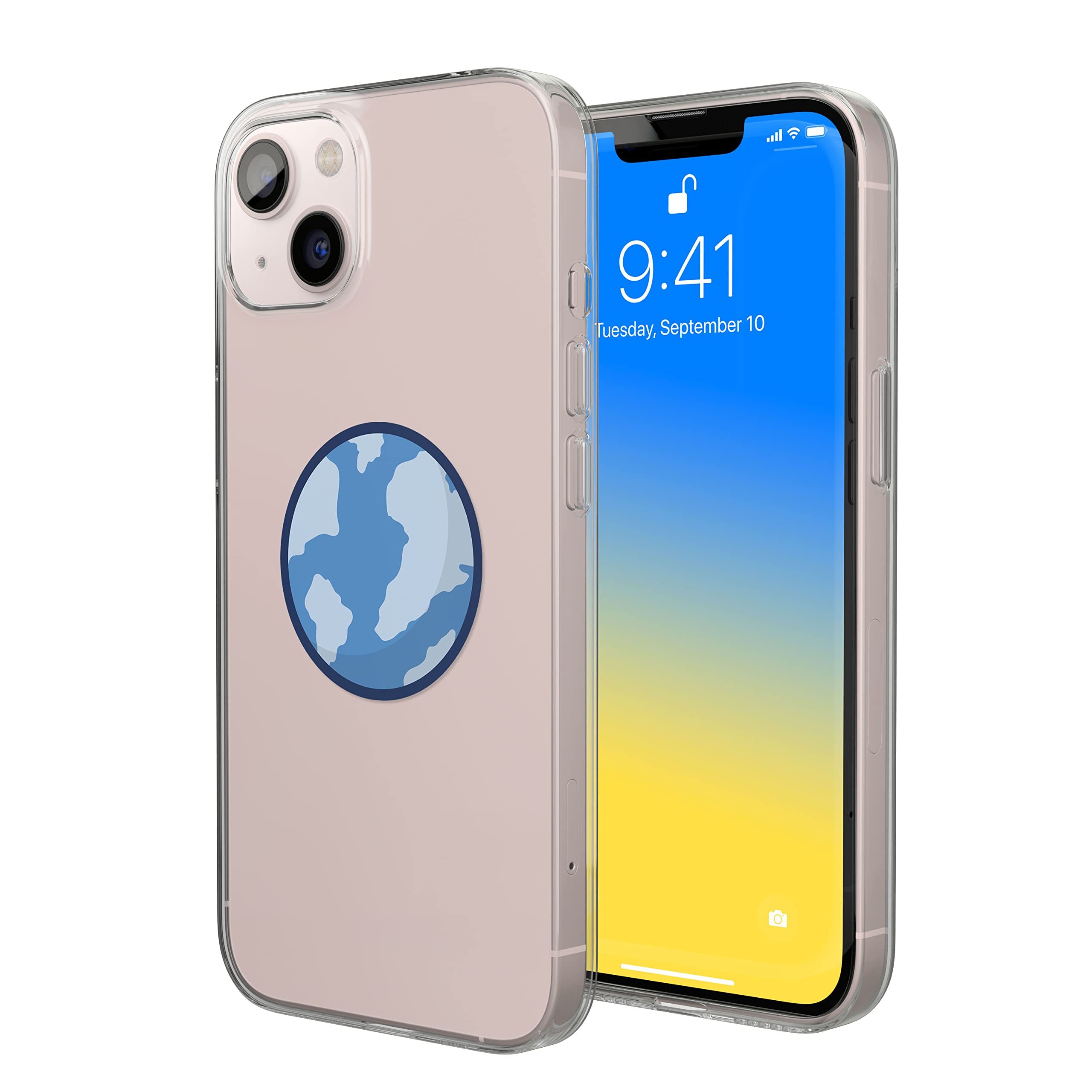Bonateks, Digital Printed Case Compatible with iPhone 14, Mobile Phone Case, Protective Case, Shockproof, Silicone, Flexible, Transparent Mobile Phone Case