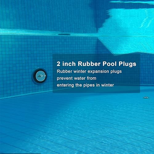 Vista 16 de Enchufe de piscina de invierno para piscinas enterradas y de tierra, línea de retorno, desnatador de enchufes para piscinas con tornillo de acero