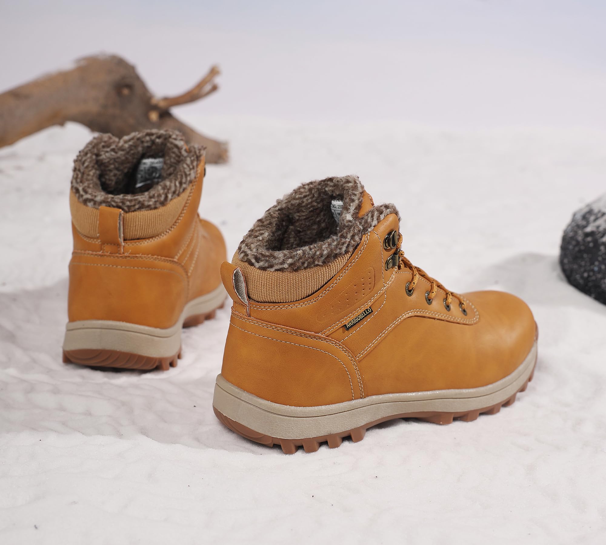 ARRIGO BELLO Stivali Donna Uomo Neve Invernali Scarpe Antiscivolo Allineato Caloroso Boots Outdoor Stivaletti 36-46