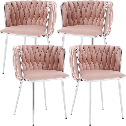 Miniatura 47 de Juego de 2 sillas de comedor de terciopelo morado, sillas tapizadas para cocina y comedor, sillas de lujo para ocio, sillas de acento modernas,