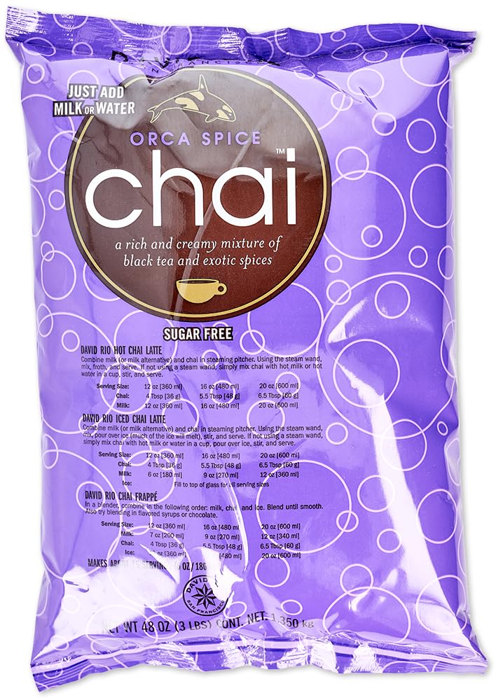 David Rio Chai Tea Single Serve Packets, Tortoise Green, 1.23 Ounce (Pack of 48)