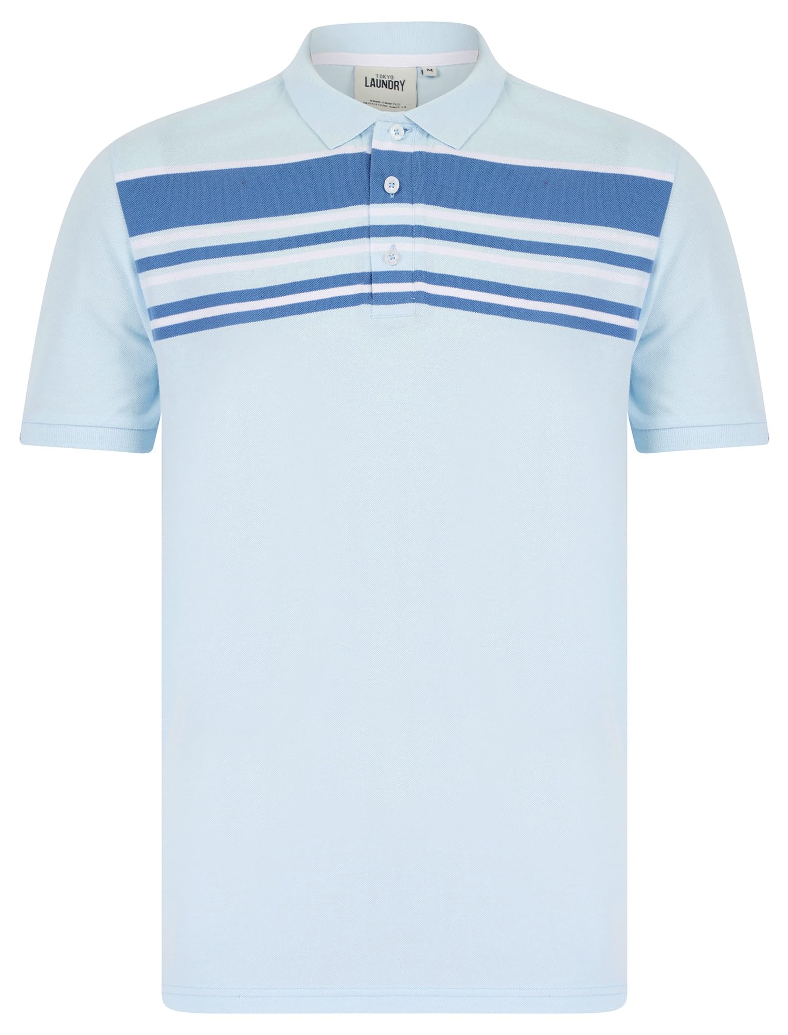 Tokyo Laundry Men's Ice Water 'Hayden' Yarn Dyed Stripe Cotton Pique Polo Shirt