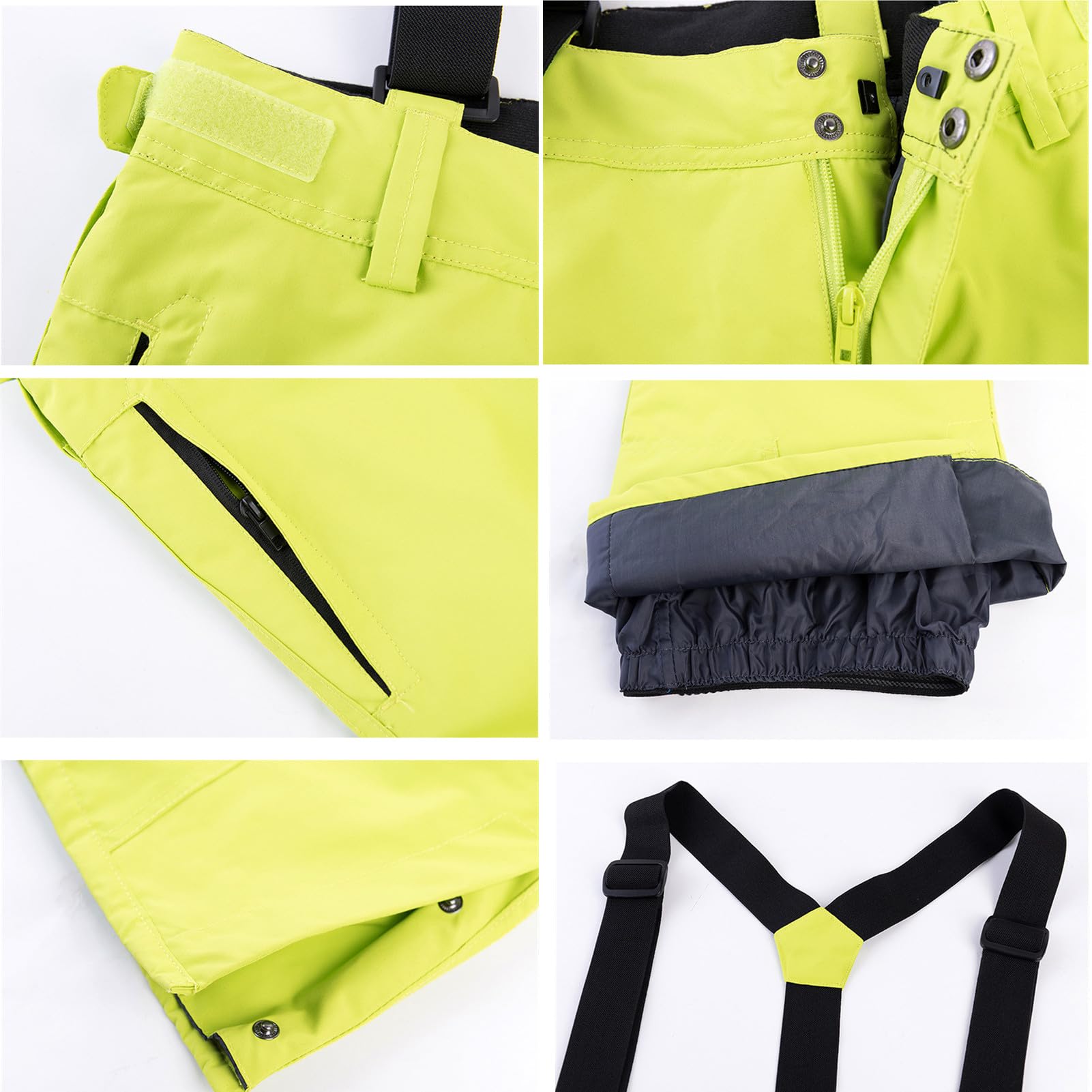 Pantalones De Esquí para Hombre Y Mujer, Pantalones De Esquí, Pantalones De Esquí Forrados con Bolsillos, Lo Mejor para Esquiar En Invierno