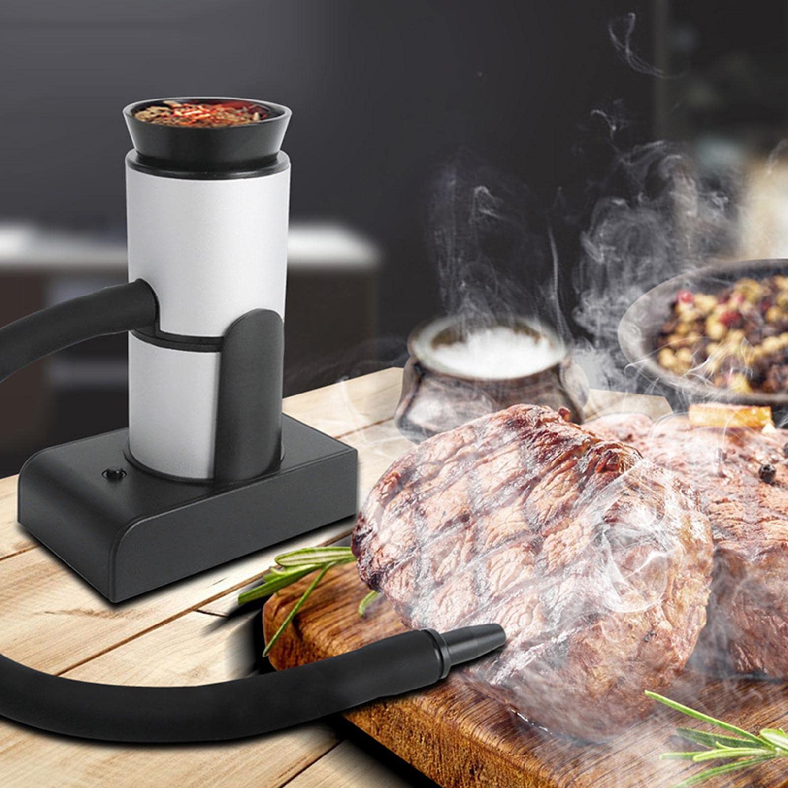 TMKEFFC Fumoir Pistolet à Fumée Smoker Infuseur de Fumeur Portable à