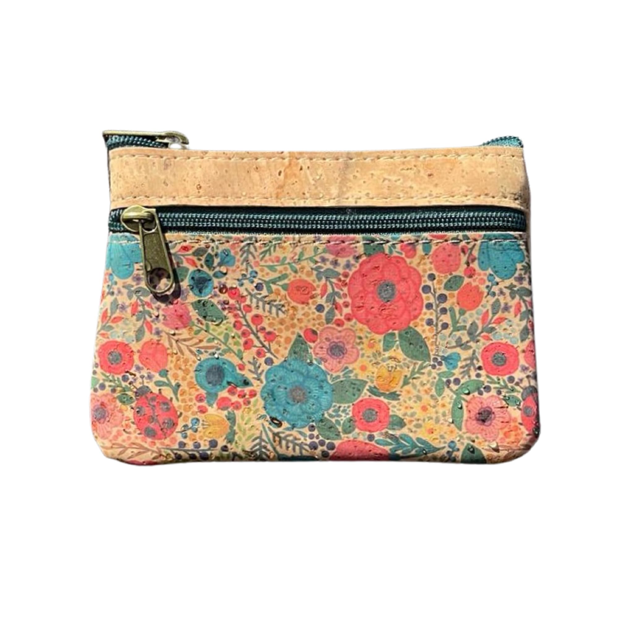 Cork mini wallet pouch handmade, coin purse vegan wallet Eco Friendly Sustainable gift Lightweight Durable Waterproof