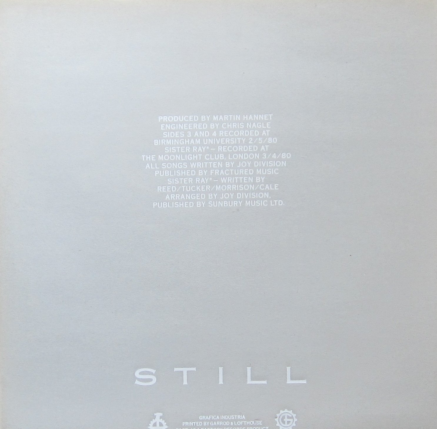 Still [Vinyl Doppel-LP] [Schallplatte]