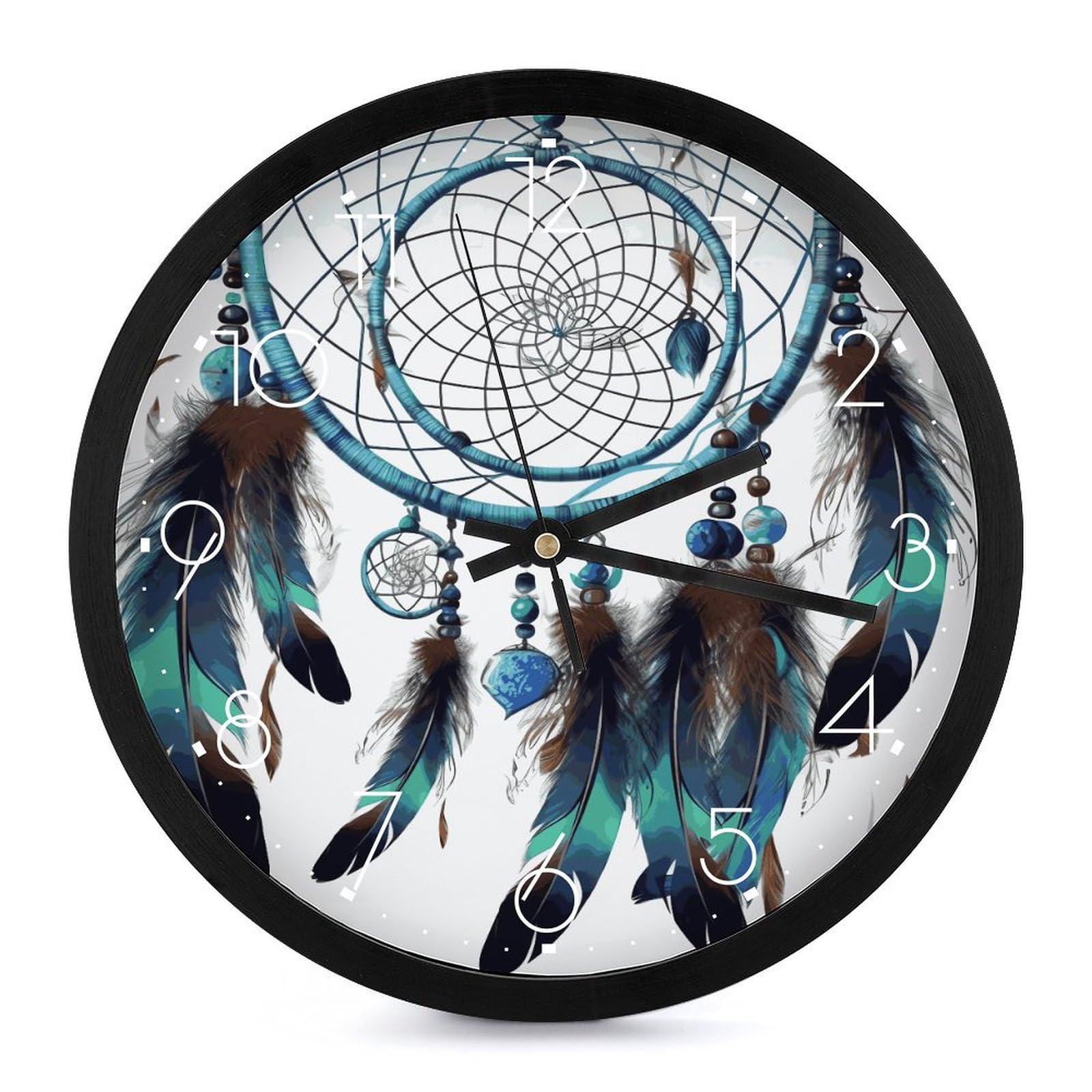 Horloge murale personnalisée attrape-rêves petite horloge numérique salon