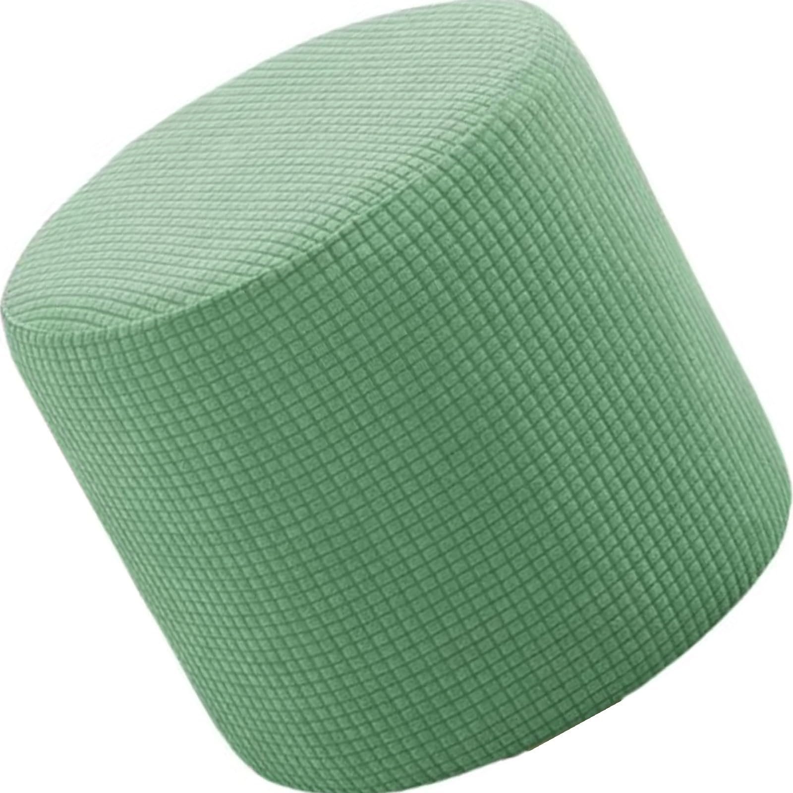 MCNDSI Ottoman Slipcovers Round Footrest Footstool Covers Stretch Fabric Ottoman Covers, Spandex Slipcover Machine Washable(F5,35x45cm)