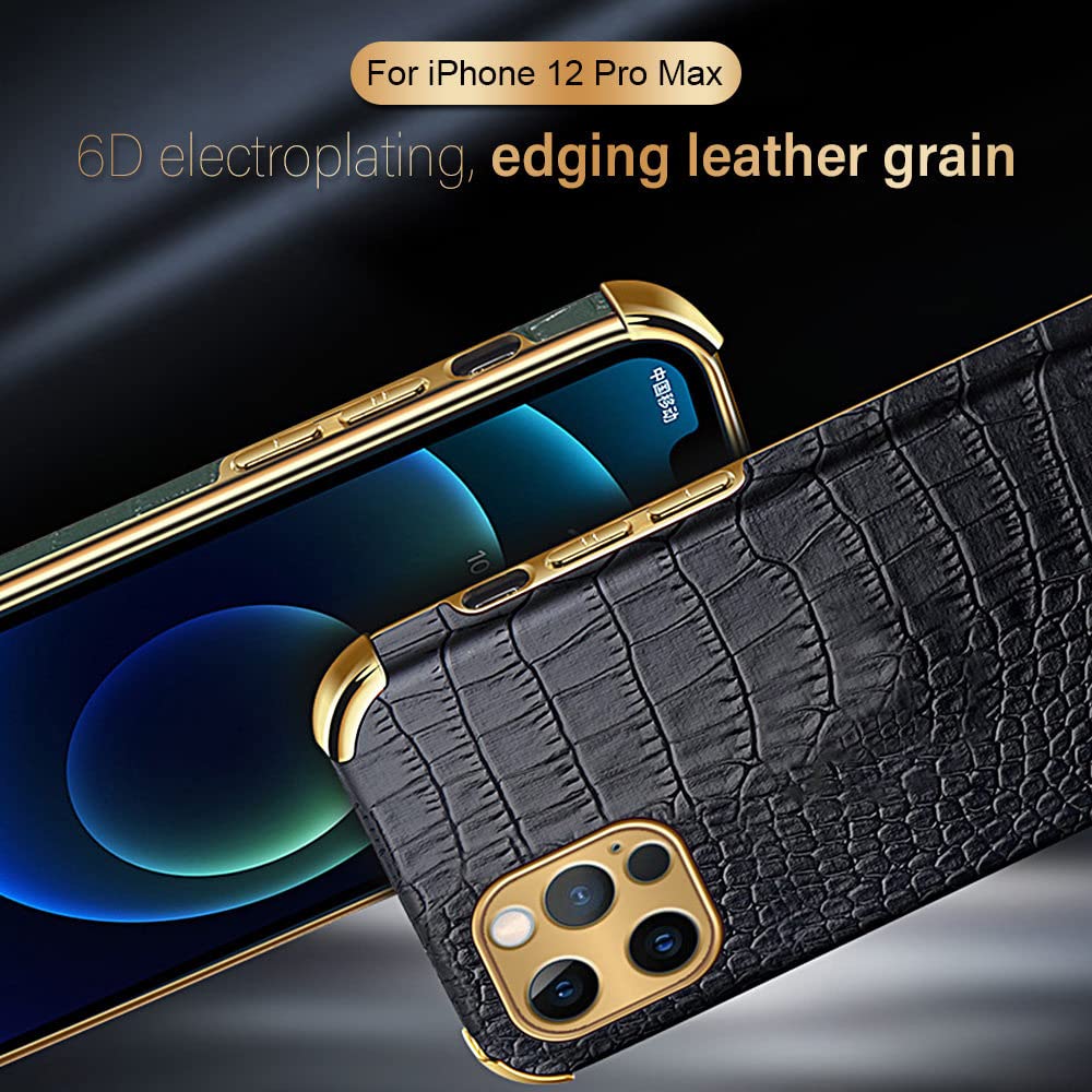 Amazon.com: Luxury Leather Phone Case for iPhone 13 Pro Max