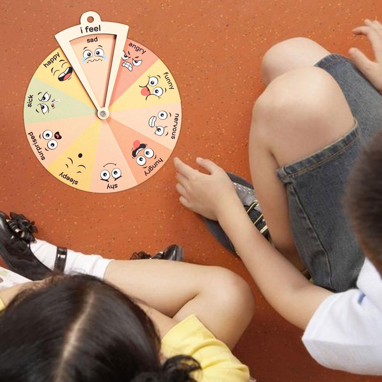 Rad der Emotionen – Gefühlsrad aus | Bild der Emotionen Spielzeug Rad der Emotionen, Rad der Gefühle, Farbrad für psychische Gesundheit, Zubehör