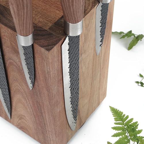 Miniatura 9 de Uniharpa Estante magnético para cuchillos universal giratorio de 360 con imanes de 4 lados, estante de almacenamiento, organizador multifuncional