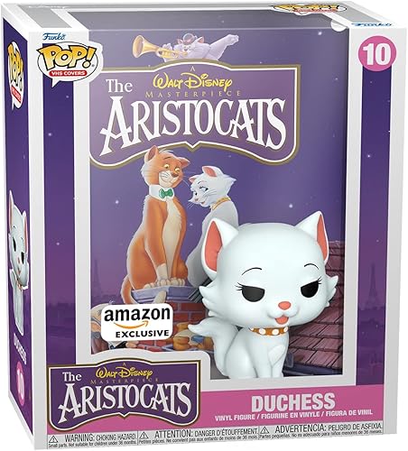 Funko Pop VHS Cover: Disney - Duchess - The Aristocats - Exclusivo de Amazon - Figura de vinilo coleccionable - Idea de regalo - Producto oficial -