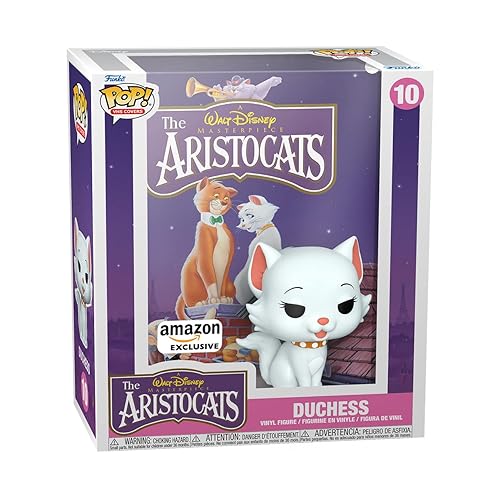 Funko Pop VHS Cover: Disney - Duchess - The Aristocats - Amazon Exclusive - Collectable Vinyl Figure - Gift Idea - Official Merchandise - Toys for Kids & Adults - Owned IP Fans