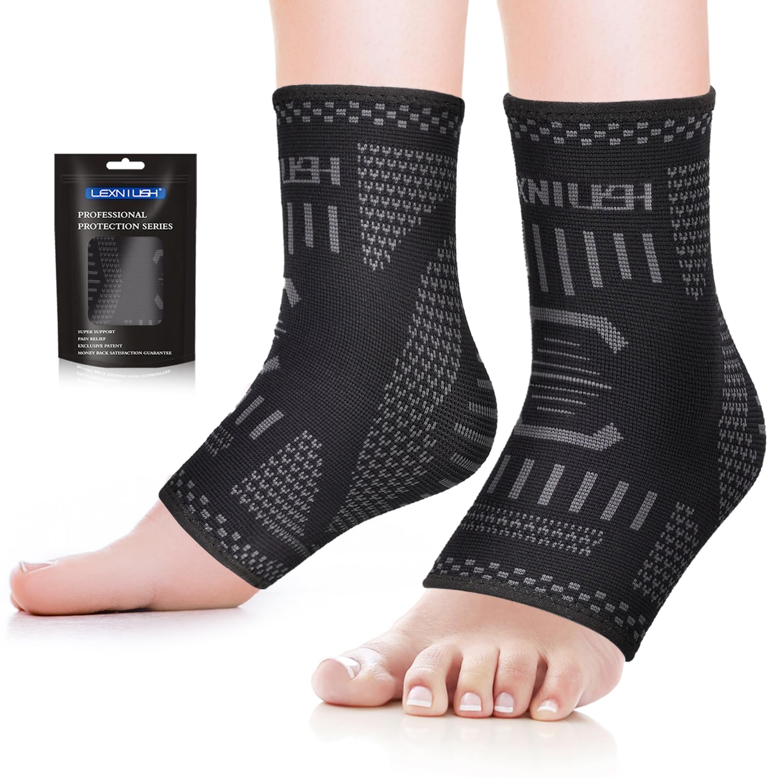 Lexniush Sprunggelenkbandage für Damen/Männer Rechts/Links