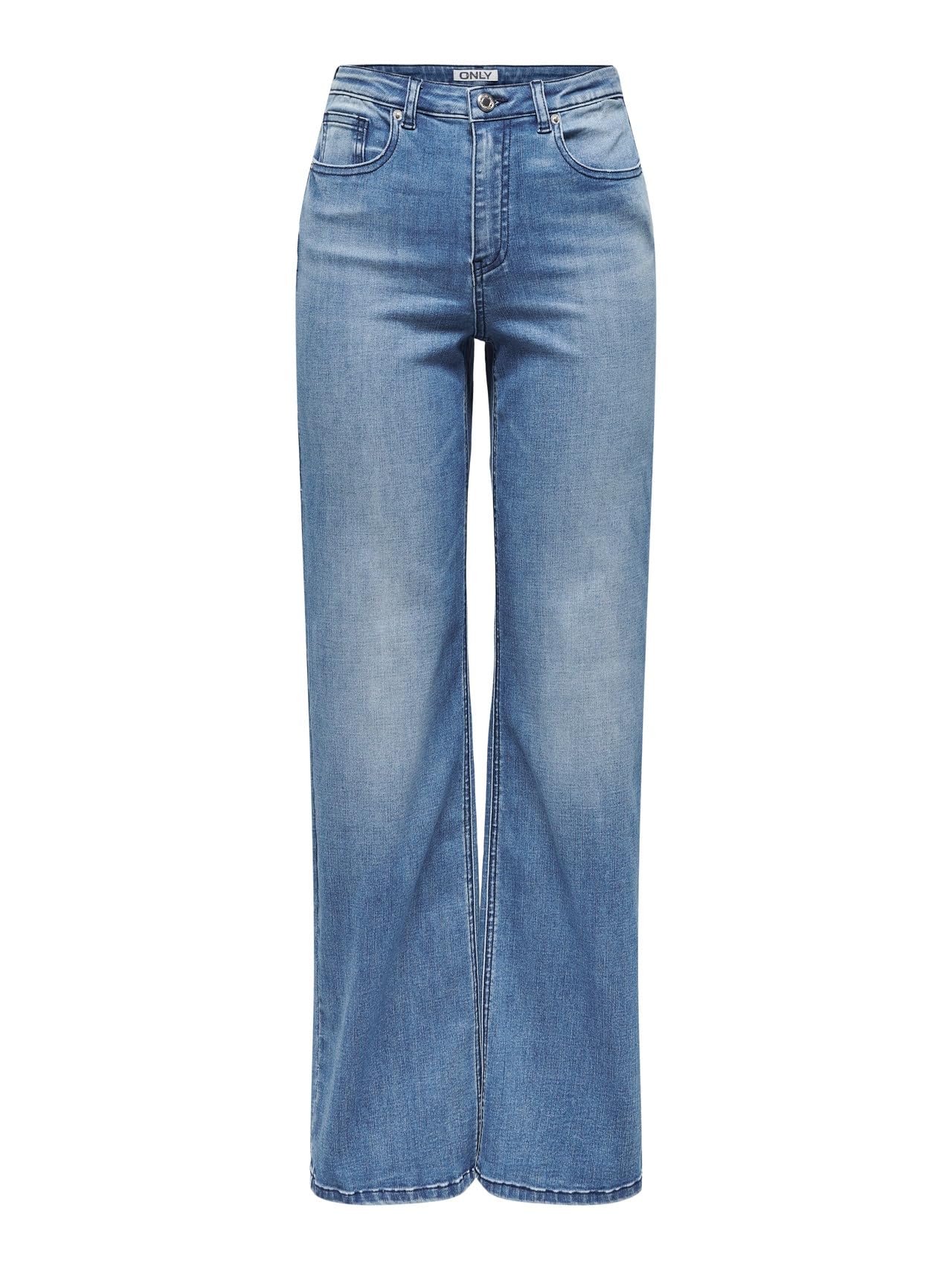 ONLY Femme Onljuicy-wauw Hw Wide DNM Gua113 Noos Jean À Jambes Larges, Denim Bleu Médium, M / 30L EU