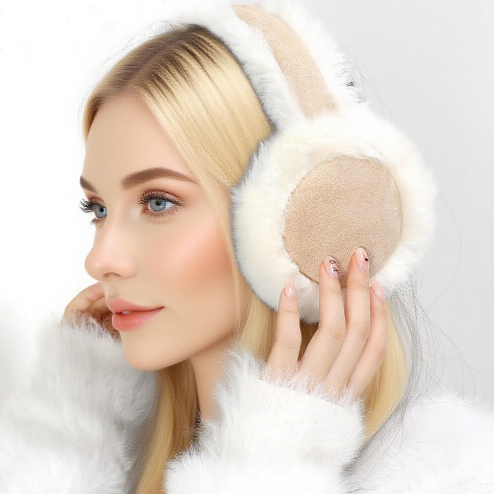TSLBW Orejeras de Invierno Orejeras de Peluche para Mujeres Hombres Niñas Cubre Orejas de Terciopelo Suave Orejas de Invierno Calentadores de Oídos para Niños Protección contra el Viento