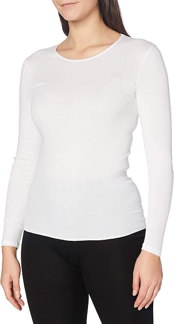 Hanro - Camiseta Interior de Manga Larga para Mujer, Talla : Amazon.es: Moda