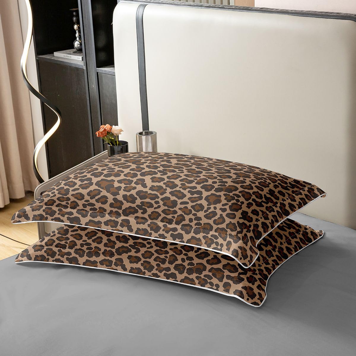 Homemissing Leopard Kids Boys Girls Bettwäsche Set 220x240cm Erwachsene