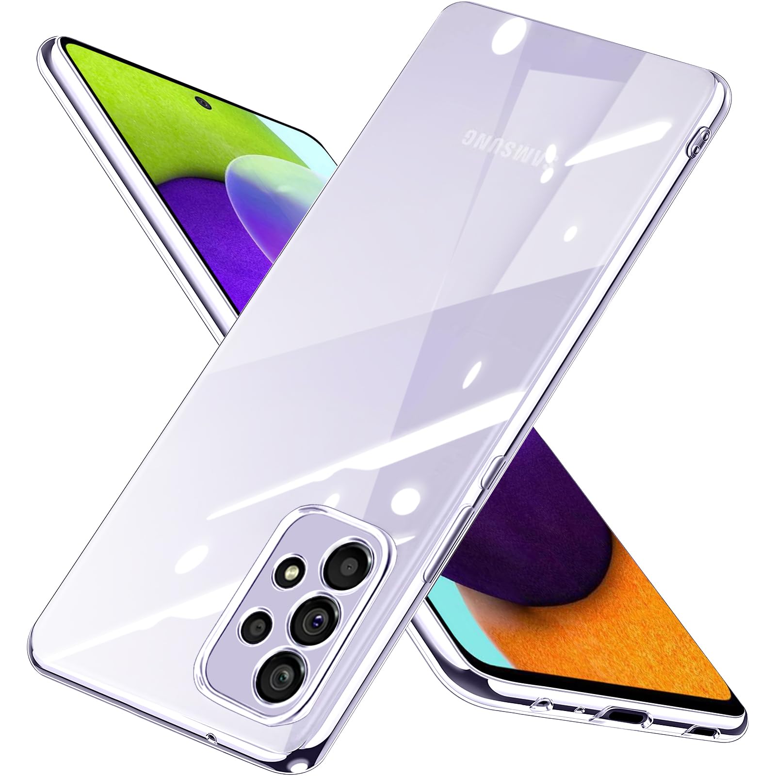 Amazon.co.jp: Galaxy A52 5G ケース クリア SC-53B スマホケース 透明