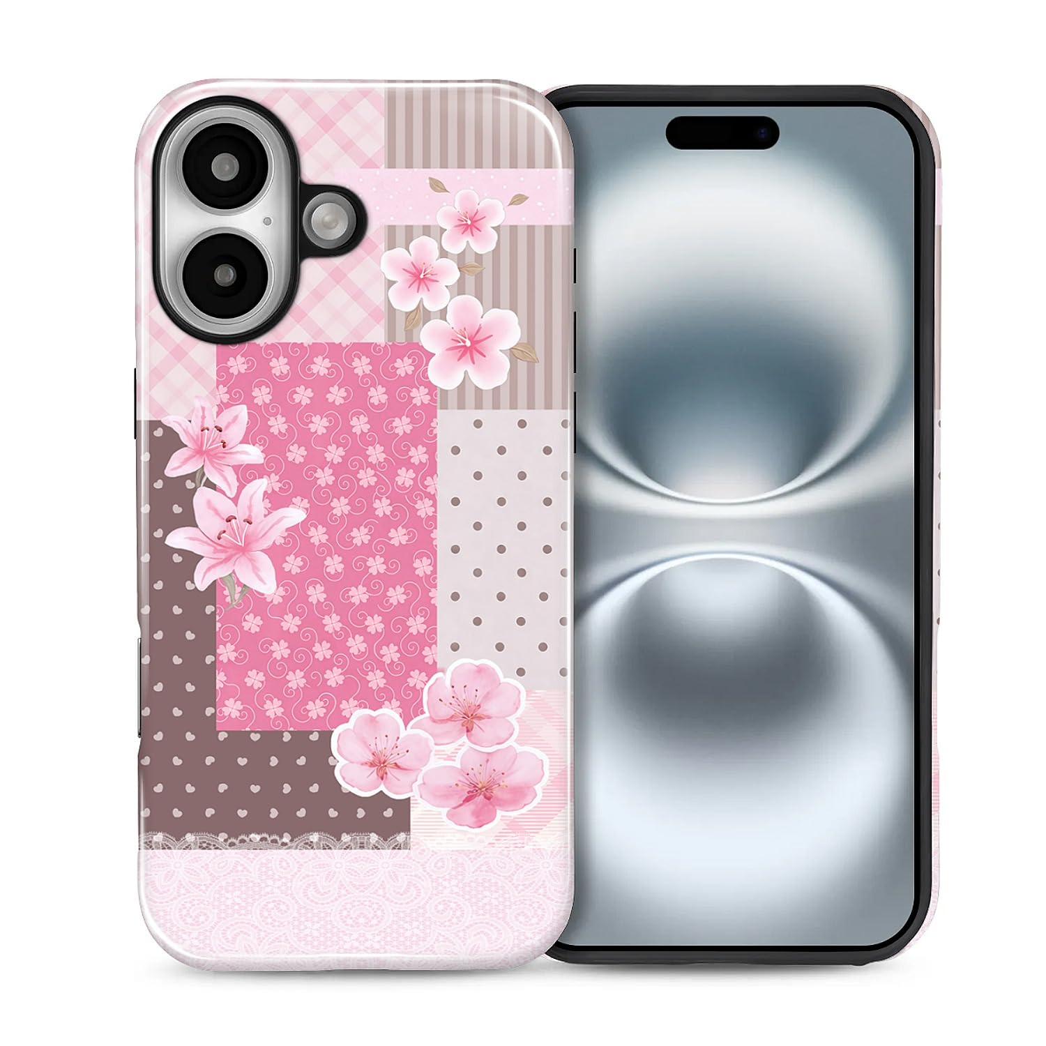 Coque iPhone 16 Plus protection qualité militaire antichoc et durable floral - 8